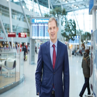 Jon Birrel at the airport