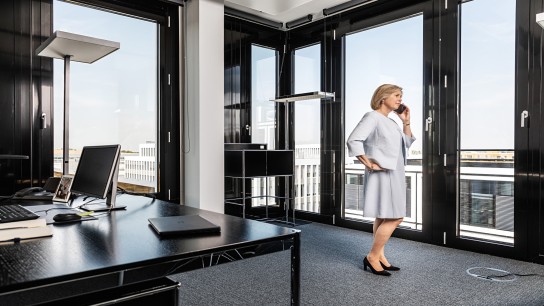 Marion Mestrom in her office