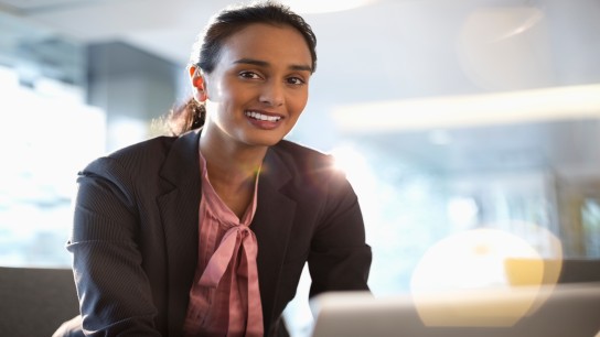Portrait of the confident business woman